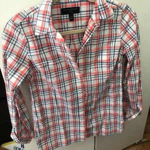Plaid button up shirt